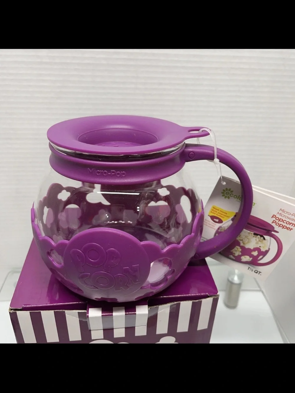 Purple Popcorn branded Popcorn maker